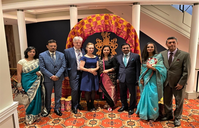The Wellington Club celebrated Diwali on 5th November 2021.  H.E. Muktesh K. Pardeshi, High Commissioner of India, attended the Diwali celebration and highlighted the significance of Diwali. Officials from the High Commission of India with their families also attended the Diwali Dinner Party.